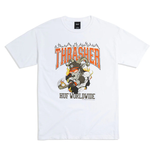 Huf X Thrasher Tee Rincon White [Size: Medium]