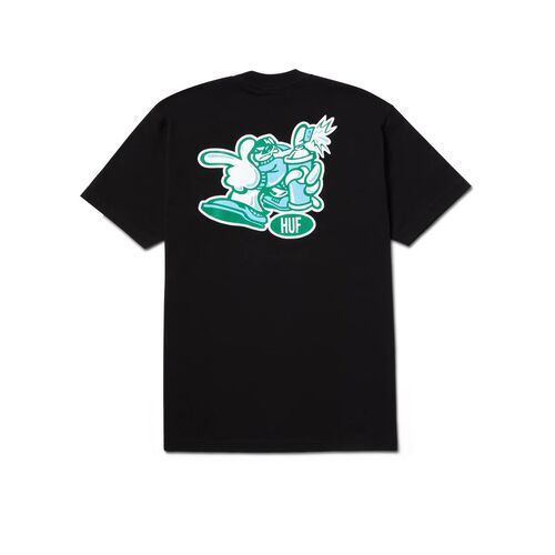 Huf Tee Burner Black [Size: Mens Medium]