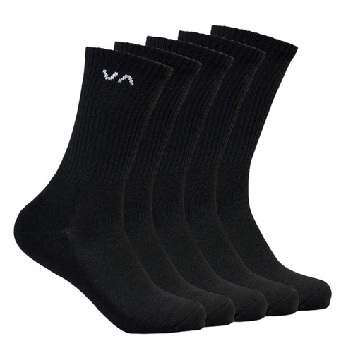 RVCA Socks Crew VA Sport Mini Logo 5pk Black