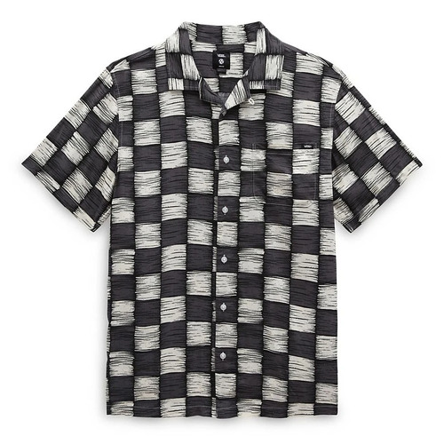 vans black and white checkered shirt