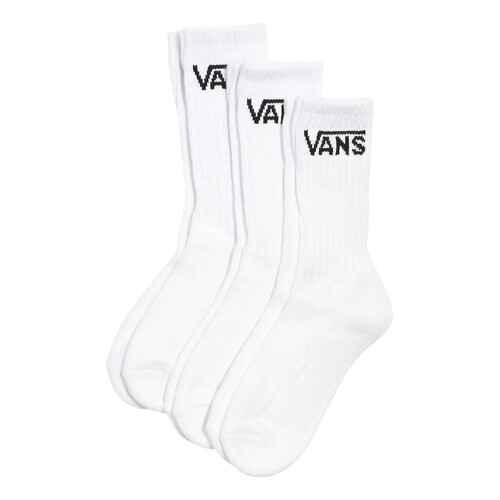 Vans Youth Socks Classic Crew 3pk White US 10k-13k