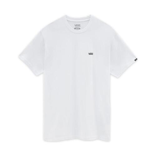 Vans Tee Left Chest Logo White/Black [Size: Mens Small]