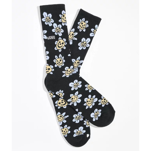 Vans Socks Crew Trippy Grin Black US 9.5-13