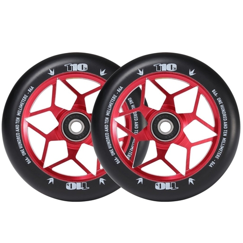 Envy Scooter Wheel Diamond Red 110mm (Single)