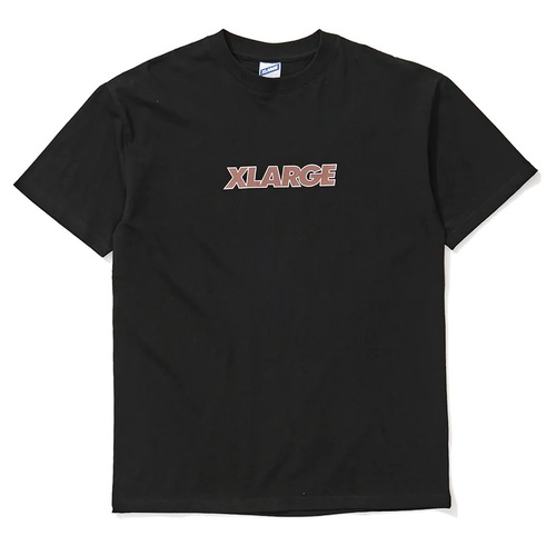 XLARGE Tee Text Logo Black/Brown [Size: Mens Medium]