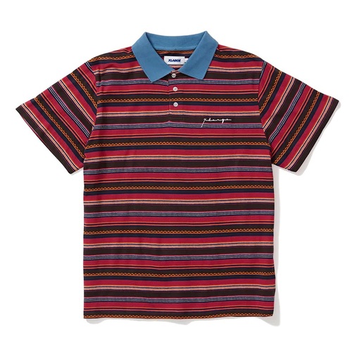 XLARGE Tee Polo Zooted Stripe Red [Size: Mens Large]