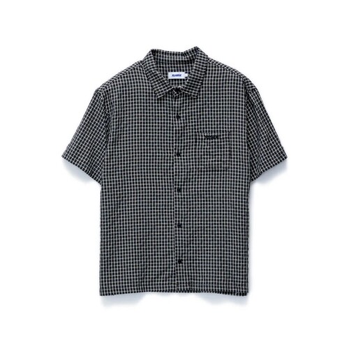 XLARGE Shirt Cab Check SS Black [Size: Mens Medium]