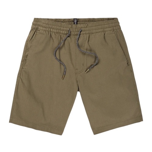 Volcom Shorts Frickin Elastic Waist 19 Inch Wintermoss [Size: Mens Small]