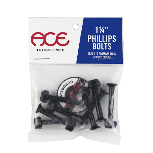 Ace Bolts 1/14 inch Phillips Black