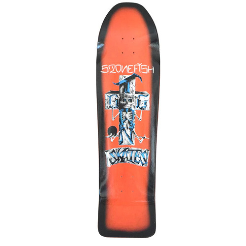 Dogtown Deck 9.5 Stonefish Longboard Burnt Orange/Black Fade