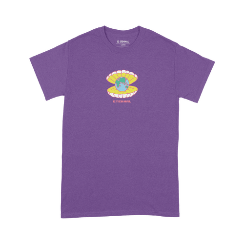 Eternal Tee World Worth Purple [Size: Mens Large]