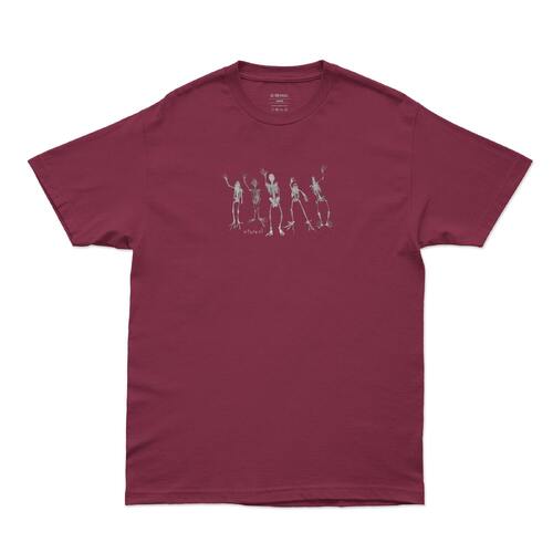 Eternal Tee Skeleton Maroon [Size: Mens Medium]