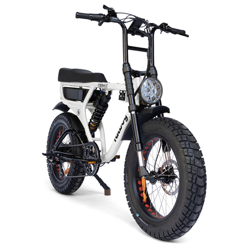 fatboy Electric Bike The Scrambler V2 White Noise