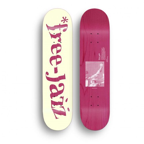 Free-jazz Deck Cream & Cherry Logo 8.5