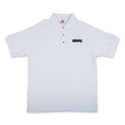 Hopps Polo Tee Shirt BigHopps White [Size: Mens Large]