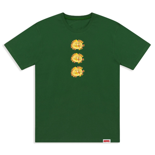 Hopps Tee 3 Lions Millitary Green [Size: Mens Medium]