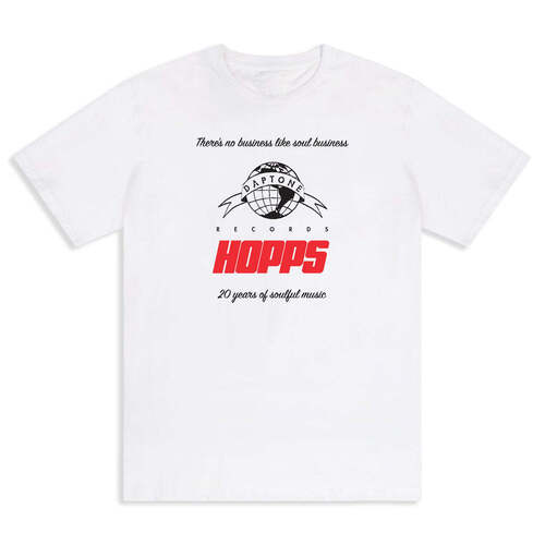 Hopps x Daptone Records Tee 20 Years White [Size: Mens Large]