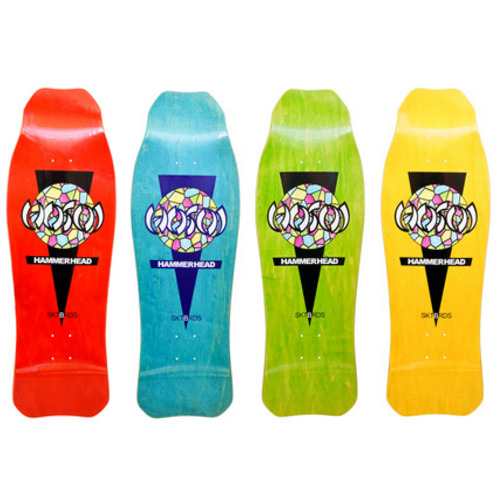 Hosoi Deck Hammerhead Stained Glass Asst 10.5 Inches