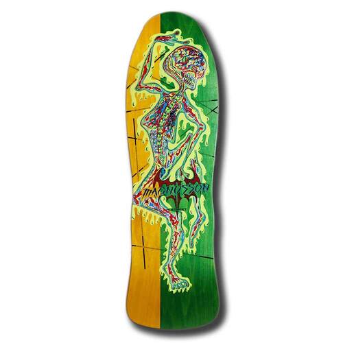 H-Street Deck 9.5 inch T-Mag Alien (B Series) Stained Split Veneer Full Graphic