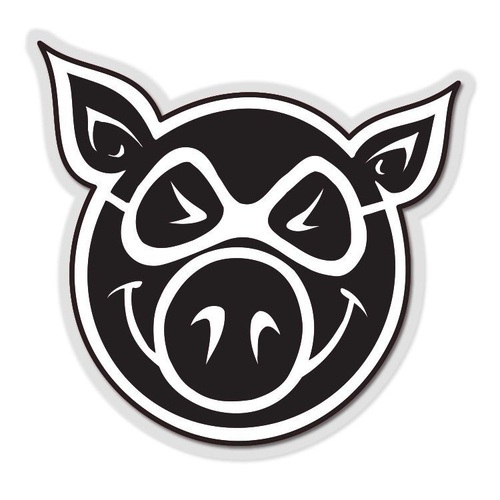 Pig Sticker Head Single