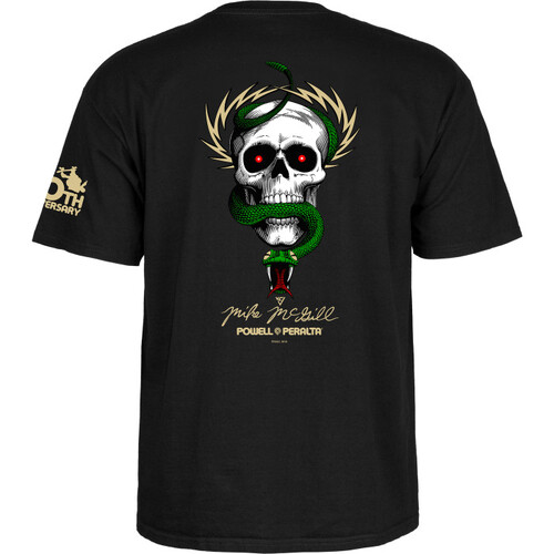 Powell Peralta Tee McGill 40th Anniversary Black [Size: Mens Large] [Colour: Black]