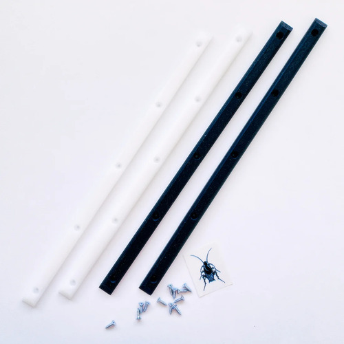 Cockroach Cocky Antenna Rails Ribs White