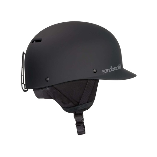 Sandbox Helmet Classic 2.0 Snow Black [Size: Small] [Colour: Black]