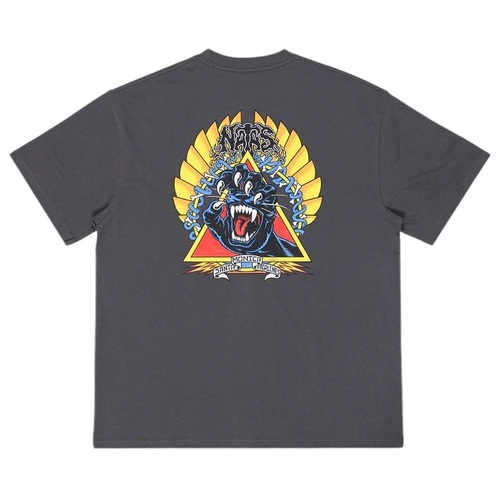 Santa Cruz Tee Natas Screaming Panther Washed Black [Size: Mens Medium] [Colour: Black]