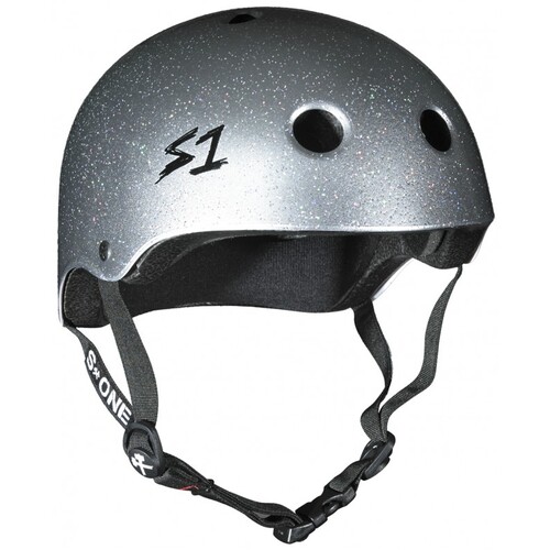 S-One S1 Helmet Lifer Silver Glitter