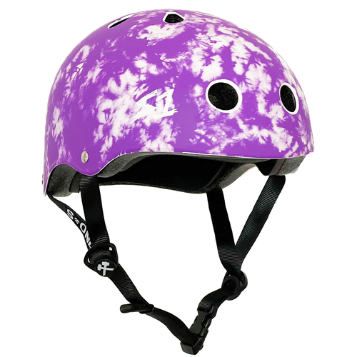 S-One S1 Helmet Lifer Purple Tie Dye