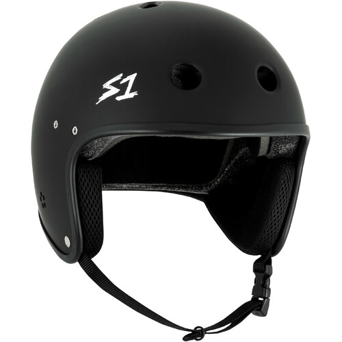 S-One S1 Helmet Retro Lifer E-Helmet Black Matte