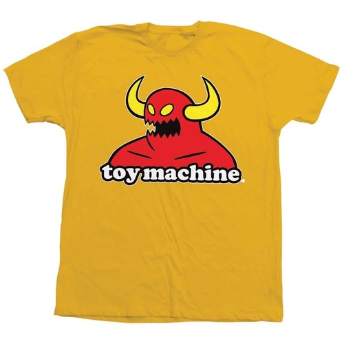 Toy Machine Youth Tee Monster Gold [Size: Youth 14]