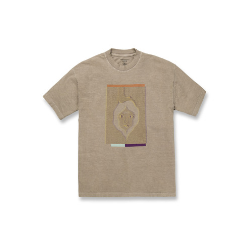 Uma Landsleds Tee Misregistered Natural [Size: Mens Small] [Colour: Natural]